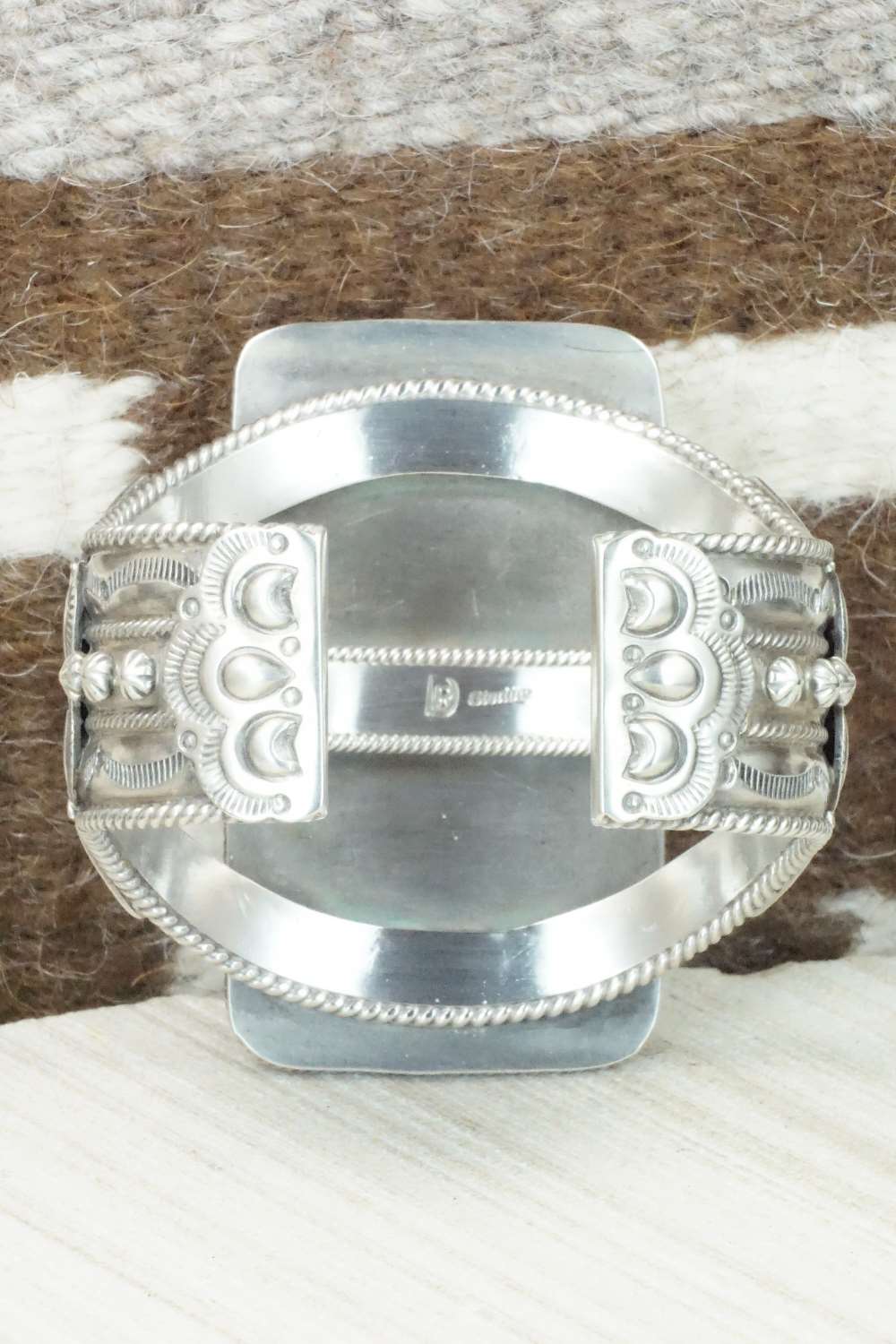 Turquoise & Sterling Silver Bracelet - Raymond Delgarito