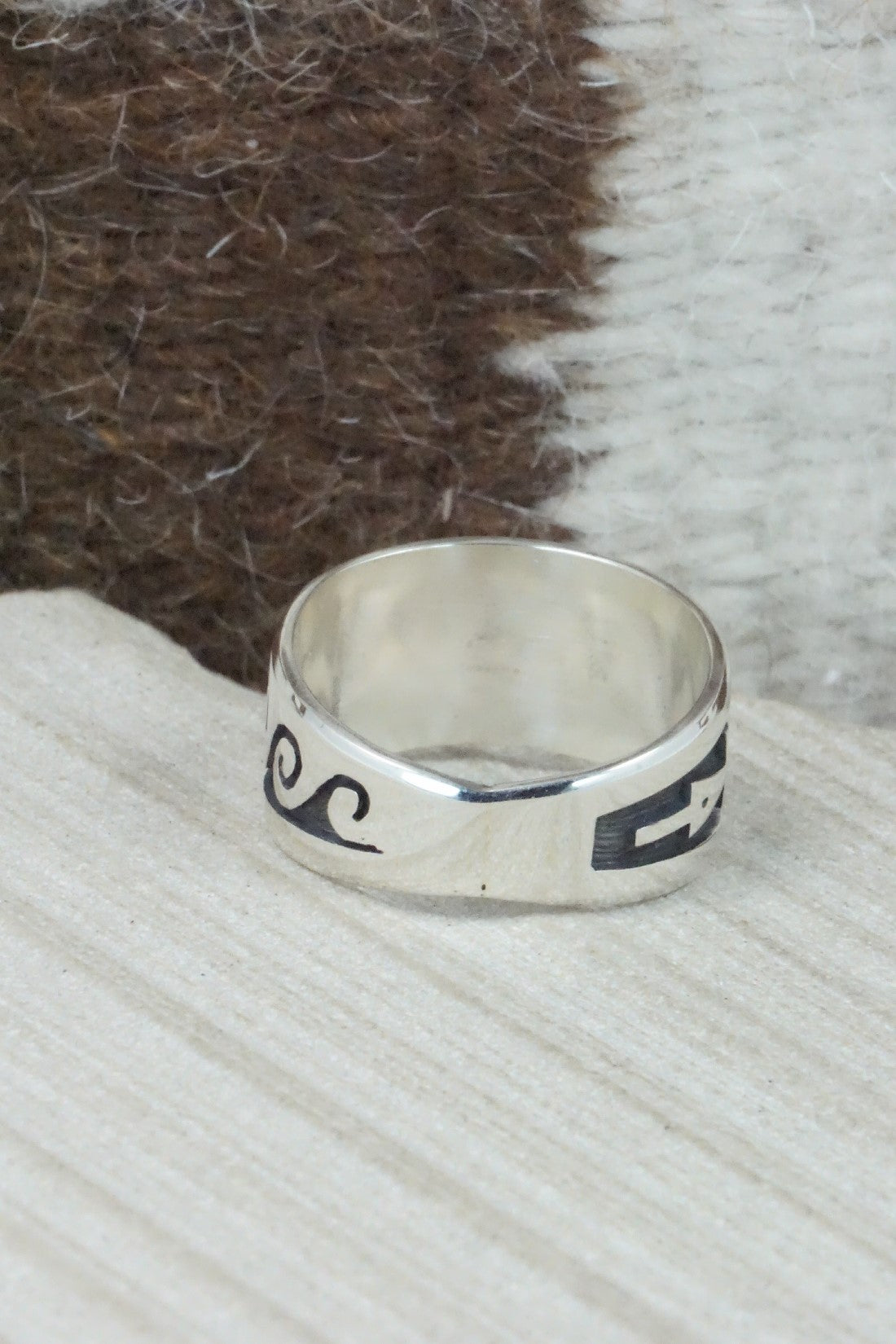Sterling Silver Ring - Timothy Mowa - Size 12