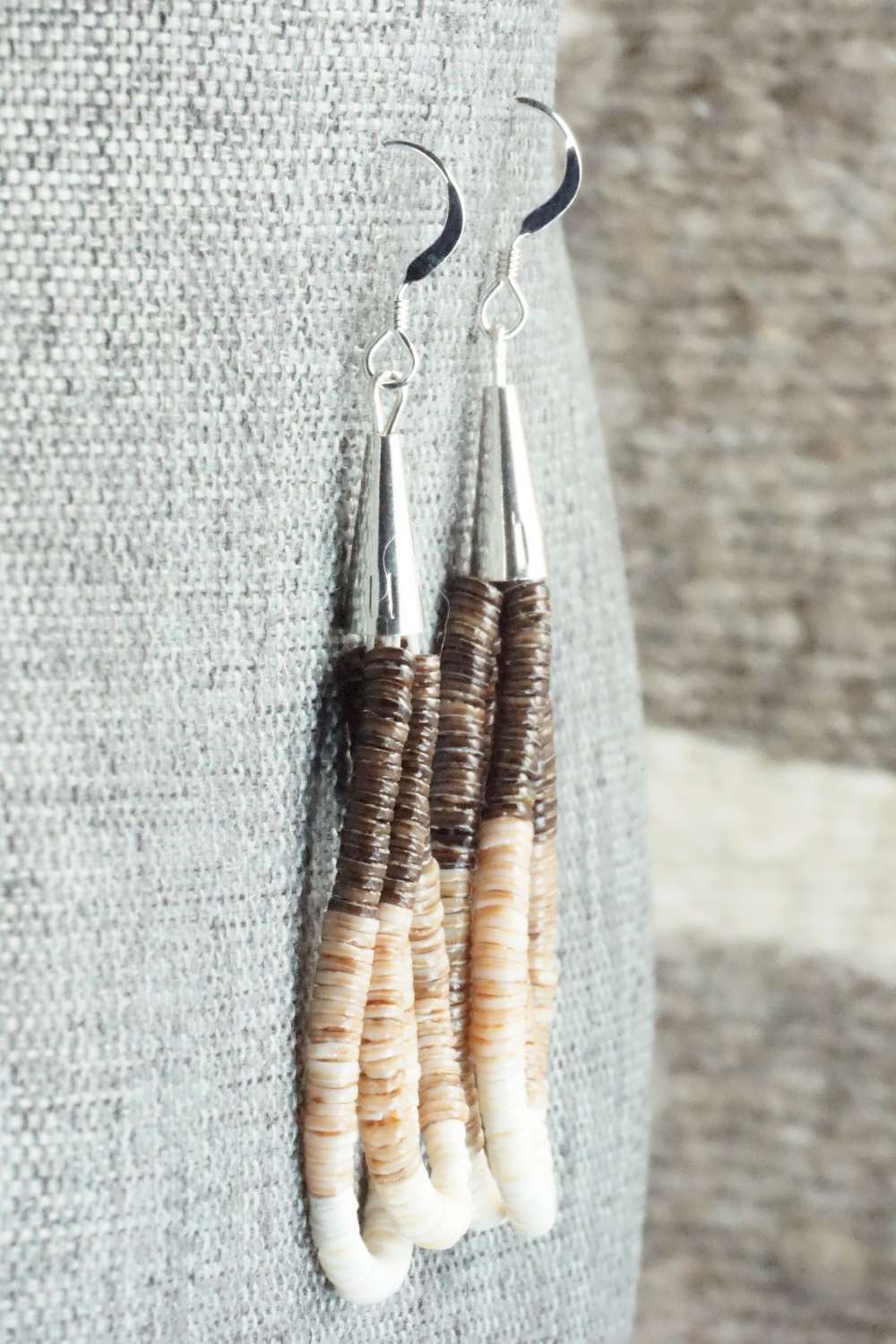 Shell & Sterling Silver Earrings - Ramona Bird