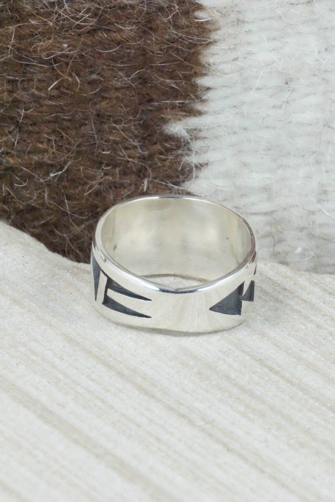 Sterling Silver Ring - Timothy Mowa - Size 9.5