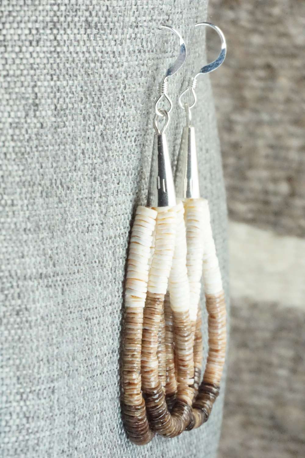 Shell & Sterling Silver Earrings - Ramona Bird