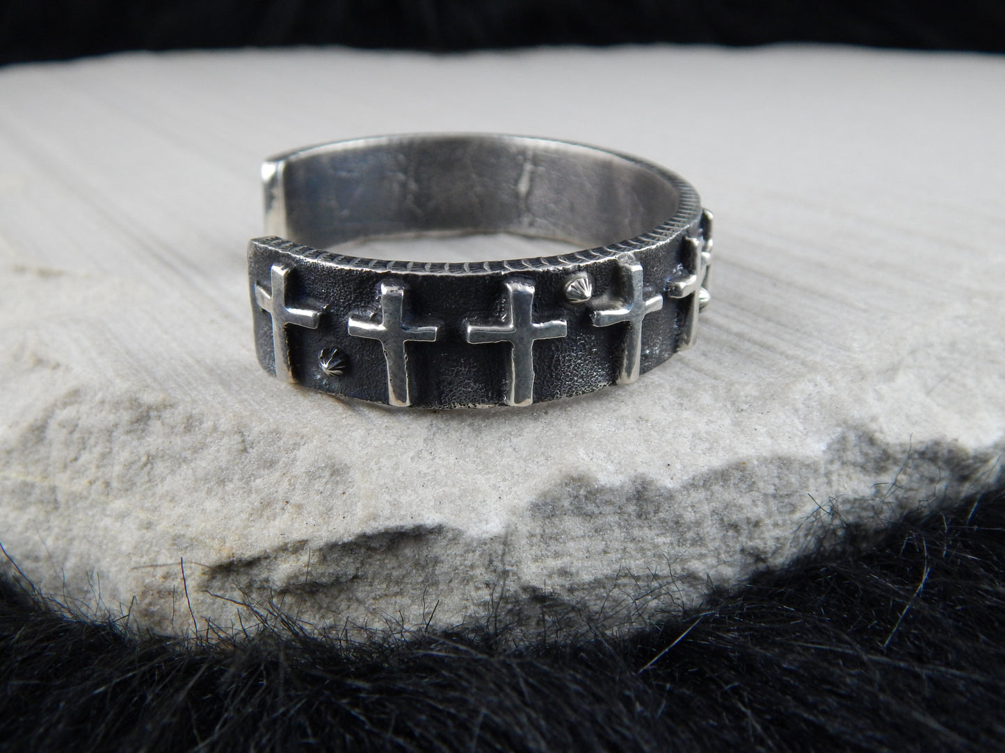 Navajo Sterling Silver Bracelet - Ernest Rangel - High Lonesome Trading
