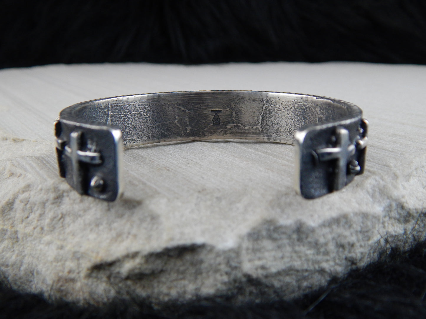 Navajo Sterling Silver Bracelet - Ernest Rangel - High Lonesome Trading