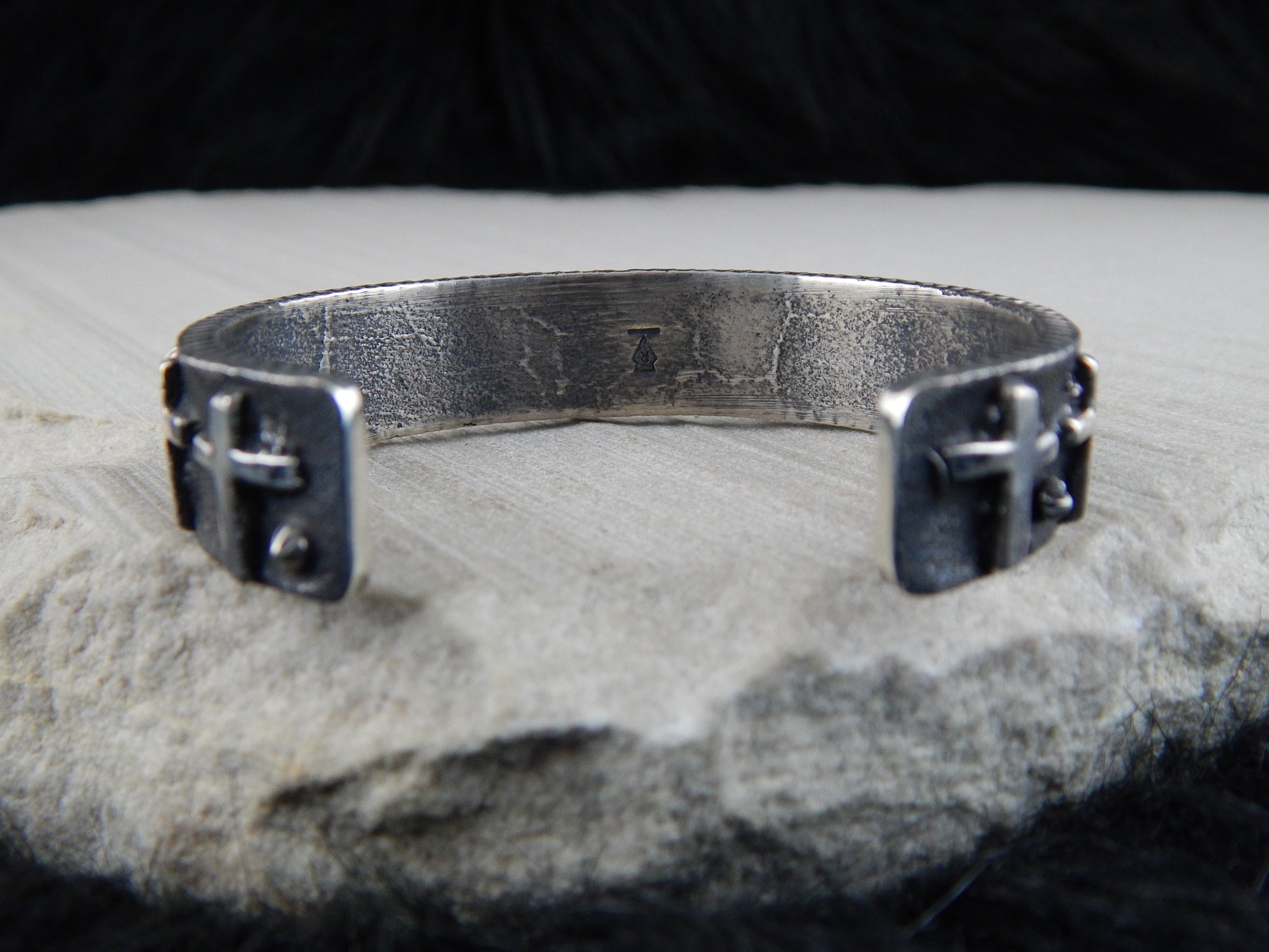 Navajo Sterling Silver Bracelet - Ernest Rangel - High Lonesome Trading