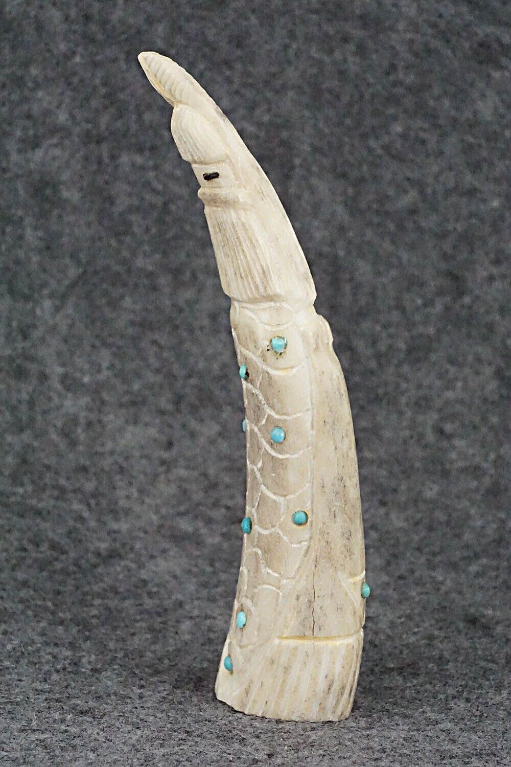 Corn Maiden Zuni Fetish Carving - Garrick Weeka