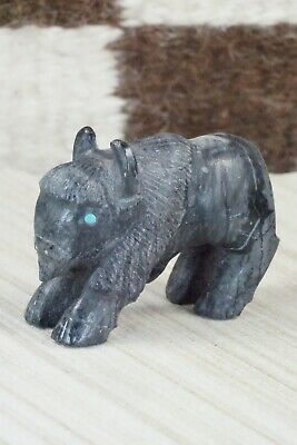 Buffalo Zuni Fetish Carving - Derrick Kaamasee