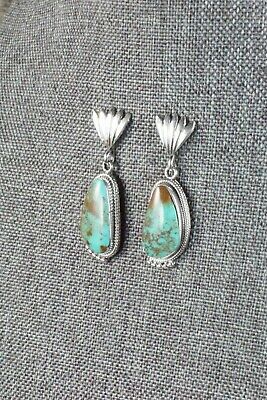 Turquoise and Sterling Silver Earrings - Sharon McCarthy