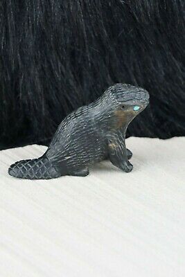 Beaver Zuni Fetish Carving - Karen Zunie - High Lonesome Trading