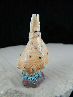 Corn Maiden Zuni Fetish Carving - Carl Etsate - High Lonesome Trading