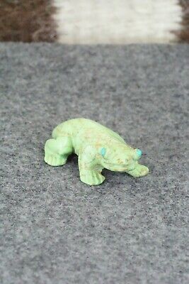 Frog Zuni Fetish Carving - Lance Cheama
