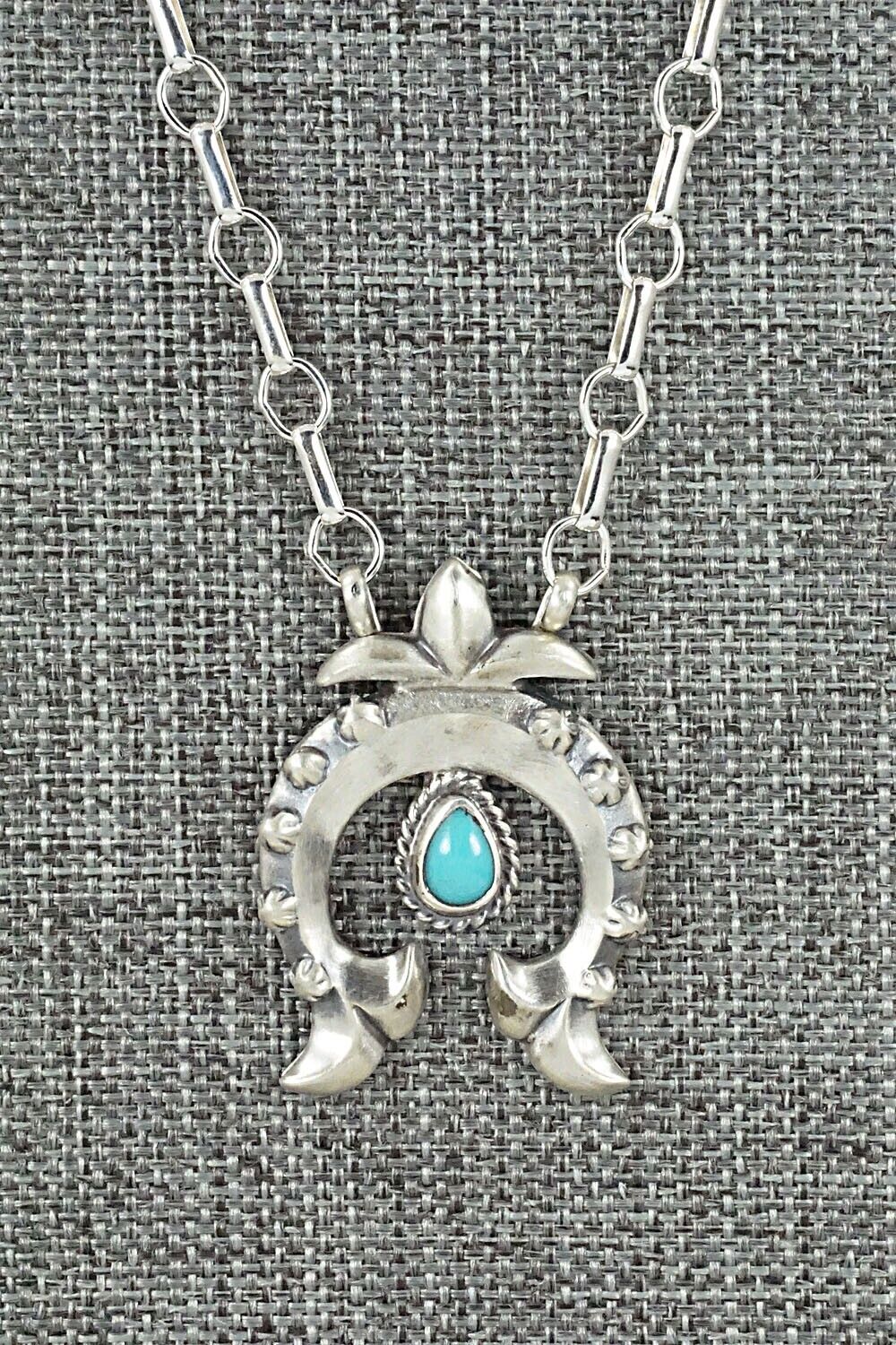 Turquoise & Sterling Silver Necklace - Annie Spencer