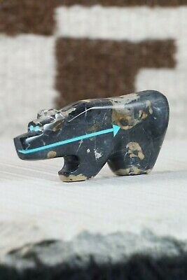 Bear Zuni Fetish Carving - Bernard Laiwakete - High Lonesome Trading