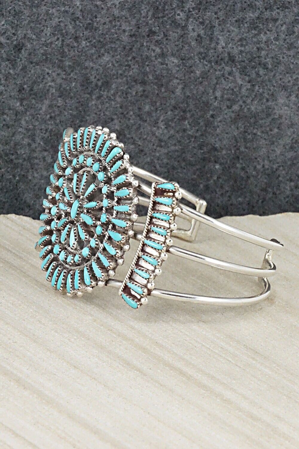 Turquoise & Sterling Silver Bracelet - Judy Wallace