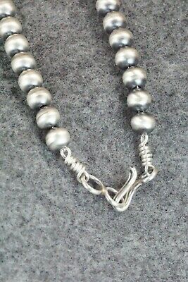 Sterling Silver Navajo Pearl Necklace - Jan Mariano