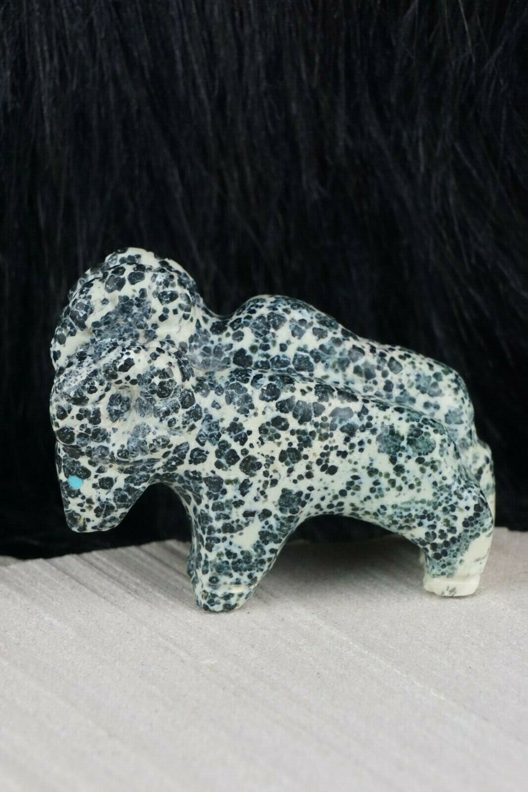 Ram Zuni Fetish Carving - Kevin Quam - High Lonesome Trading