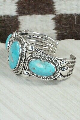 Turquoise & Sterling Silver Bracelet - Rick Martinez