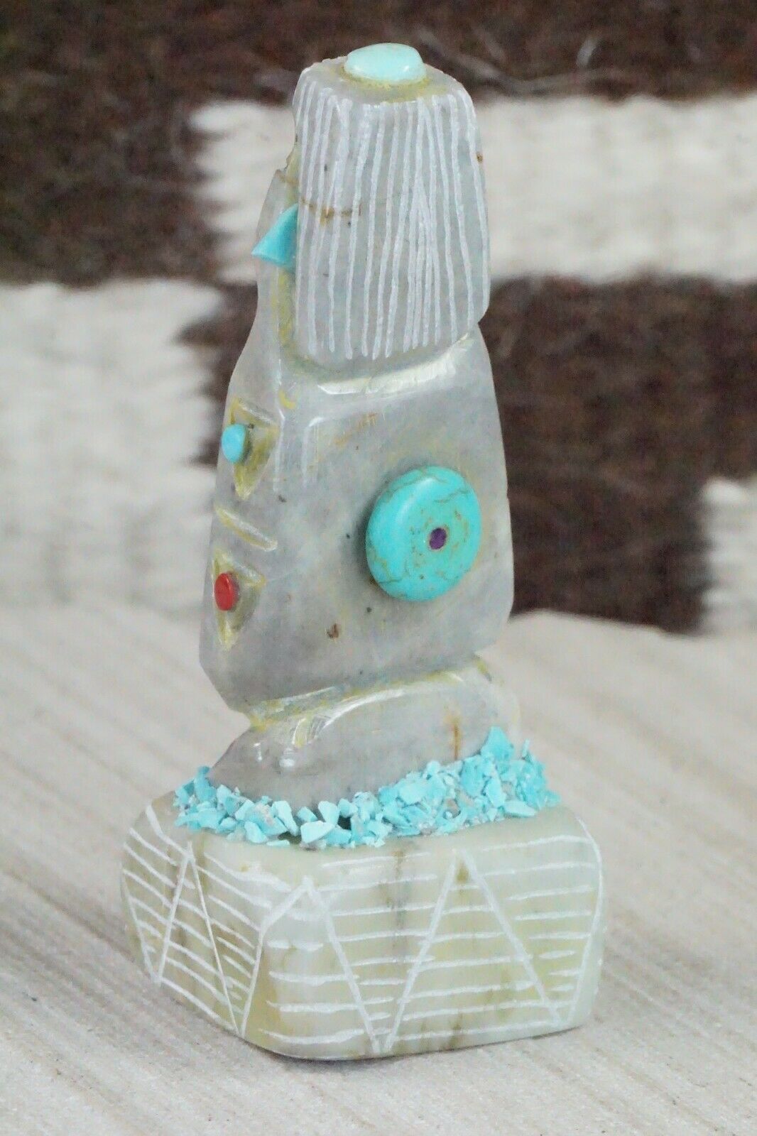 Corn Maiden Zuni Fetish Carving - Roger Shebola