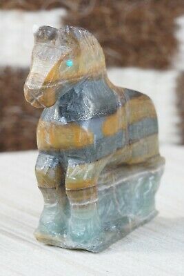 Horse Zuni Fetish Carving - Jerrold Lahaleon - High Lonesome Trading