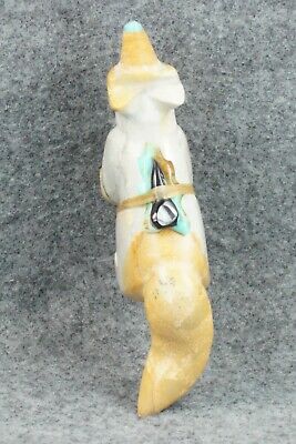 Wolf Zuni Fetish Carving - Enrike Leekya