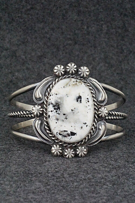 White Buffalo & Sterling Silver Bracelet - Jeff James