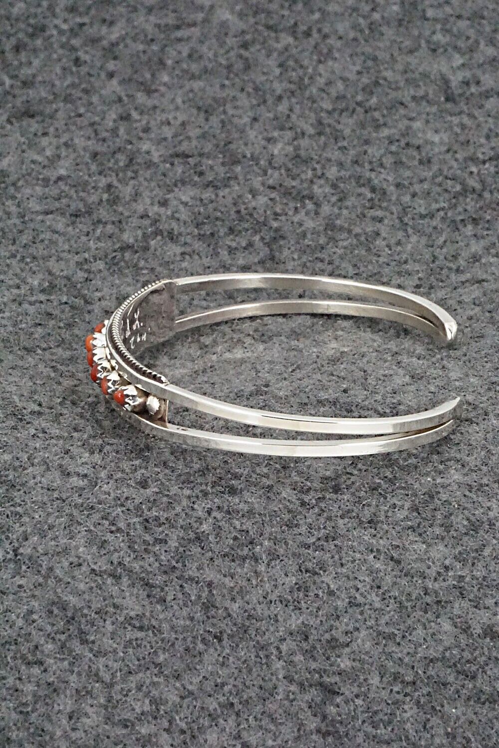 Coral & Sterling Silver Bracelet - Susie Livingston