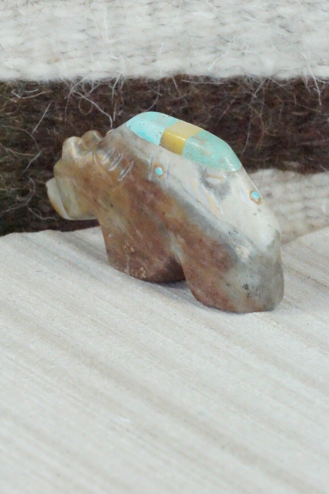 Bear Zuni Fetish Carving - Brandon Phillips