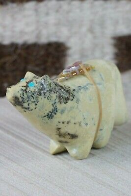 Wolf Zuni Fetish Carving - Delvin Leekya - High Lonesome Trading
