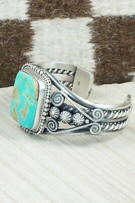 Royston Turquoise & Sterling Silver Bracelet - Michael Calladitto