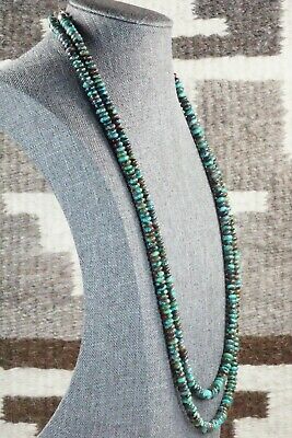 Turquoise & Sterling Silver Necklace - Navajo