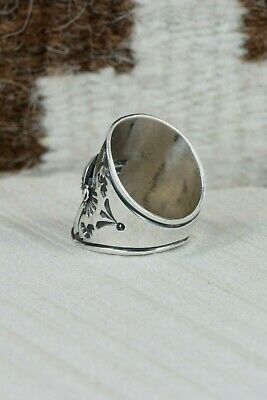 Navajo Sterling Silver Ring - Derrick Gordon - Size 10