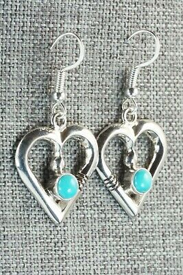 Turquoise & Sterling Silver Earrings - Isabell Kee