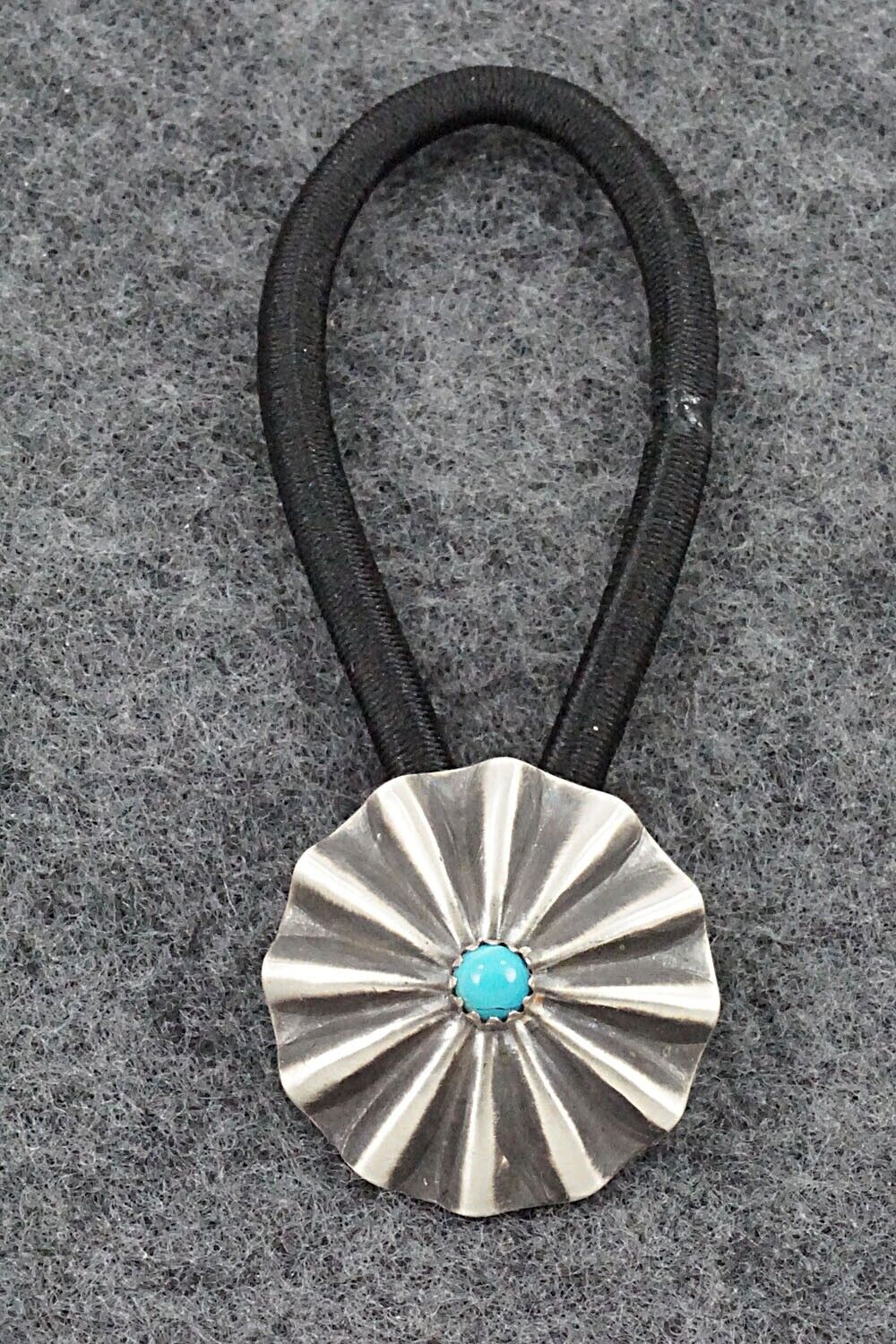 Turquoise and Sterling Silver Hair Tie - Alejandro Perry