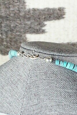 Turquoise & Sterling Silver Necklace - Lupe Lovato