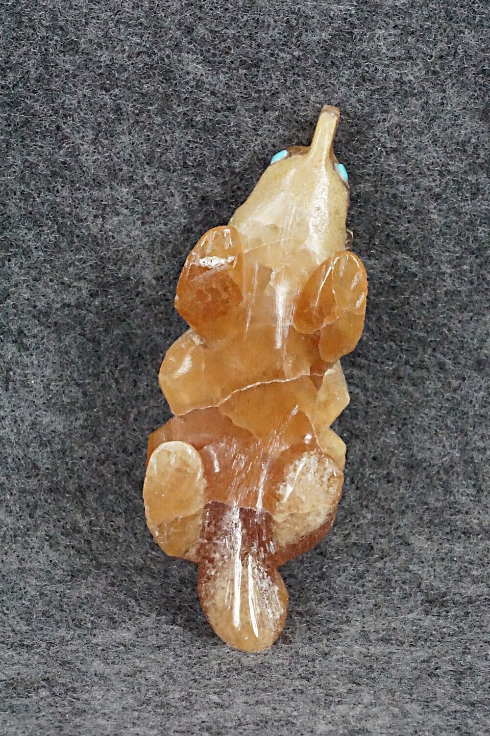 Wolf Zuni Fetish Carving - Ronnie Lunasee
