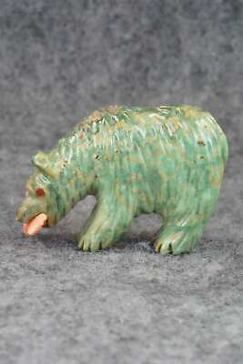 Bear Zuni Fetish Carving - Andres Quandelacy