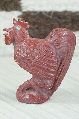 Rooster Zuni Fetish Carving - Derrick Kaamasee - High Lonesome Trading