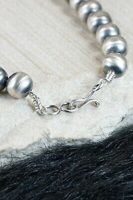 Navajo Sterling Silver Pearl Necklace - Jan Mariano