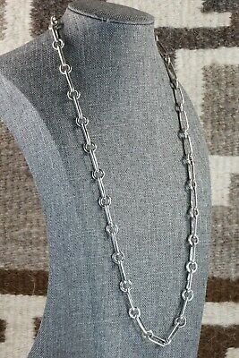 Navajo Sterling Silver Chain Necklace - Ben Begay
