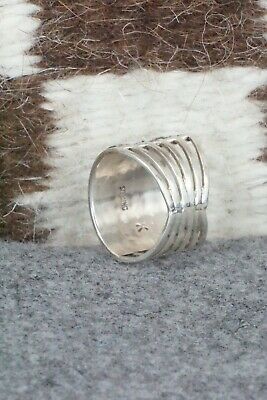 White Buffalo & Sterling Silver Ring - Claresse Kylestewa - Size 5.5
