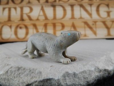 Mouse Zuni Fetish Carving - Chris Cellicion - High Lonesome Trading