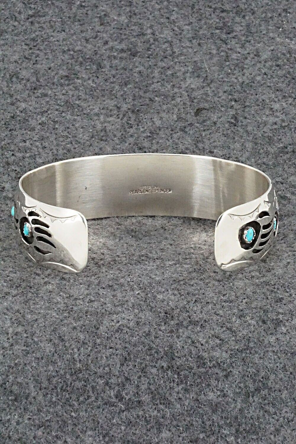 Turquoise & Sterling Silver Bracelet - Pearlene Spencer