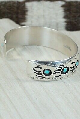 Turquoise & Sterling Silver Bracelet - Pearlene Spencer
