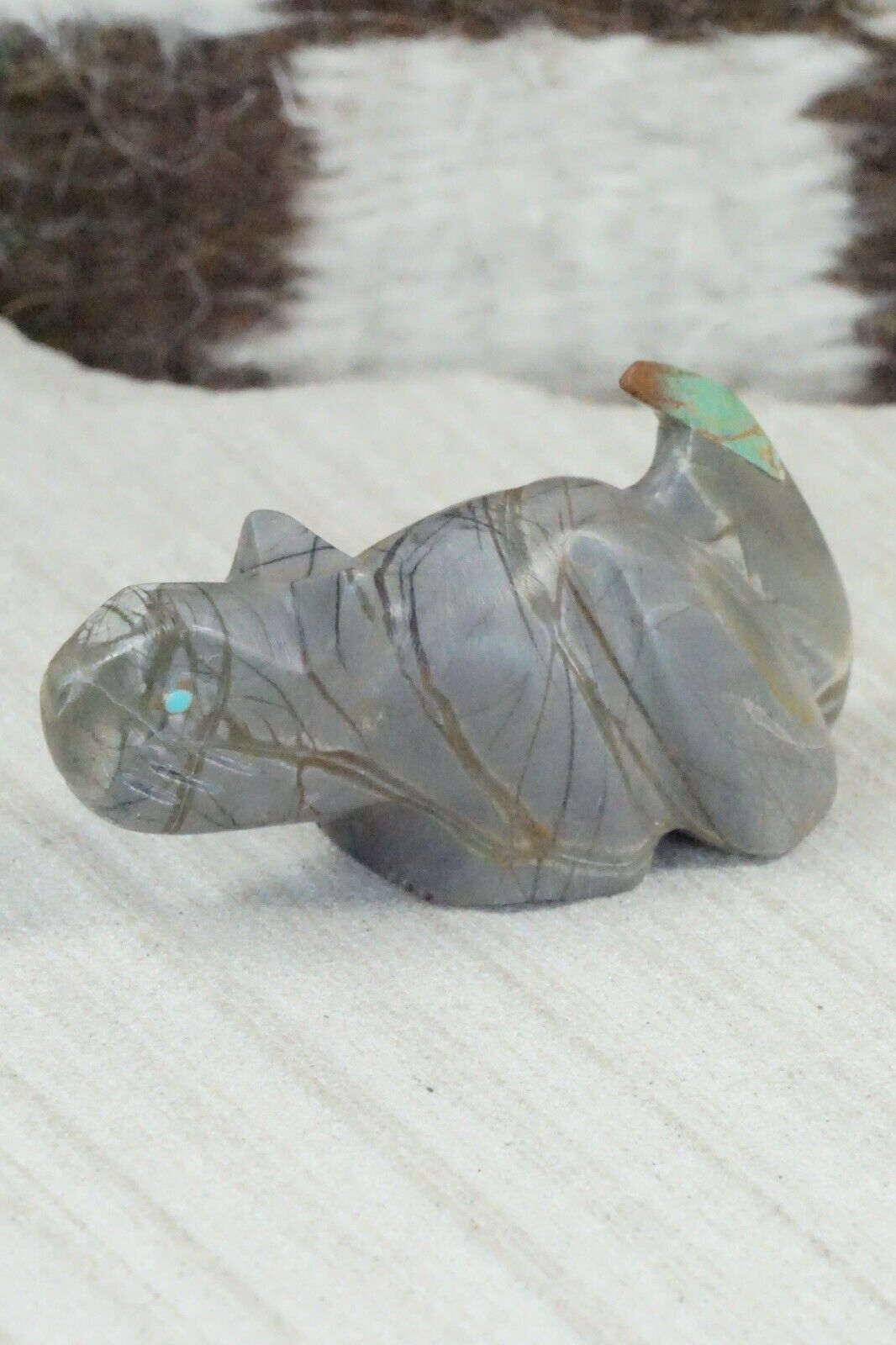 Mouse Zuni Fetish Carving - Brandon Phillips