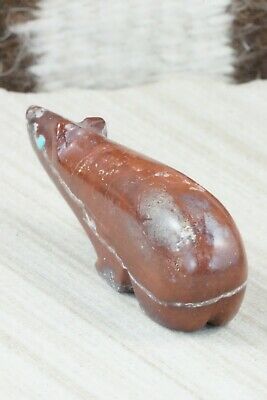 Bear Zuni Fetish Carving - Ronnie Lunasee