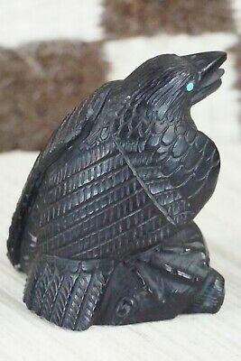 Crow Zuni Fetish Carving - Derrick Kaamasee