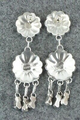 Turquoise & Sterling Silver Earrings - Burdian Soseeah