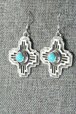Turquoise & Sterling Silver Earrings - Annie Spencer