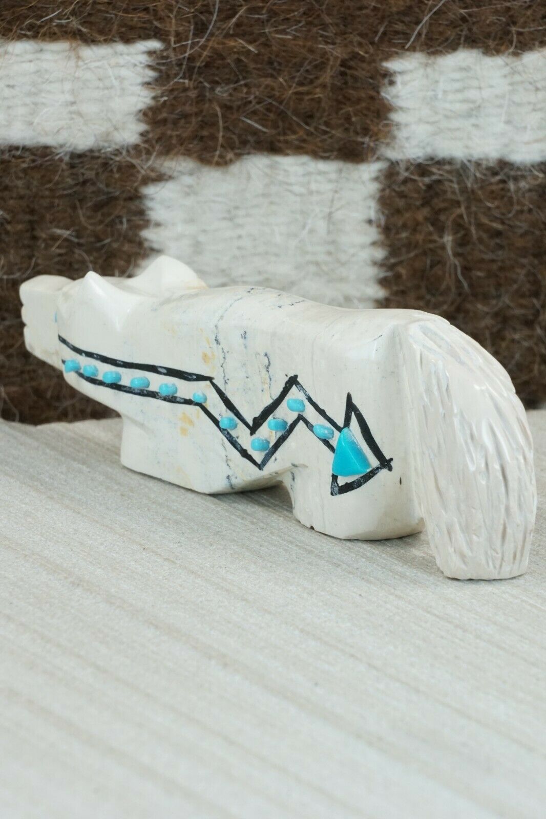 Wolf Zuni Fetish Carving - Terrance Martza