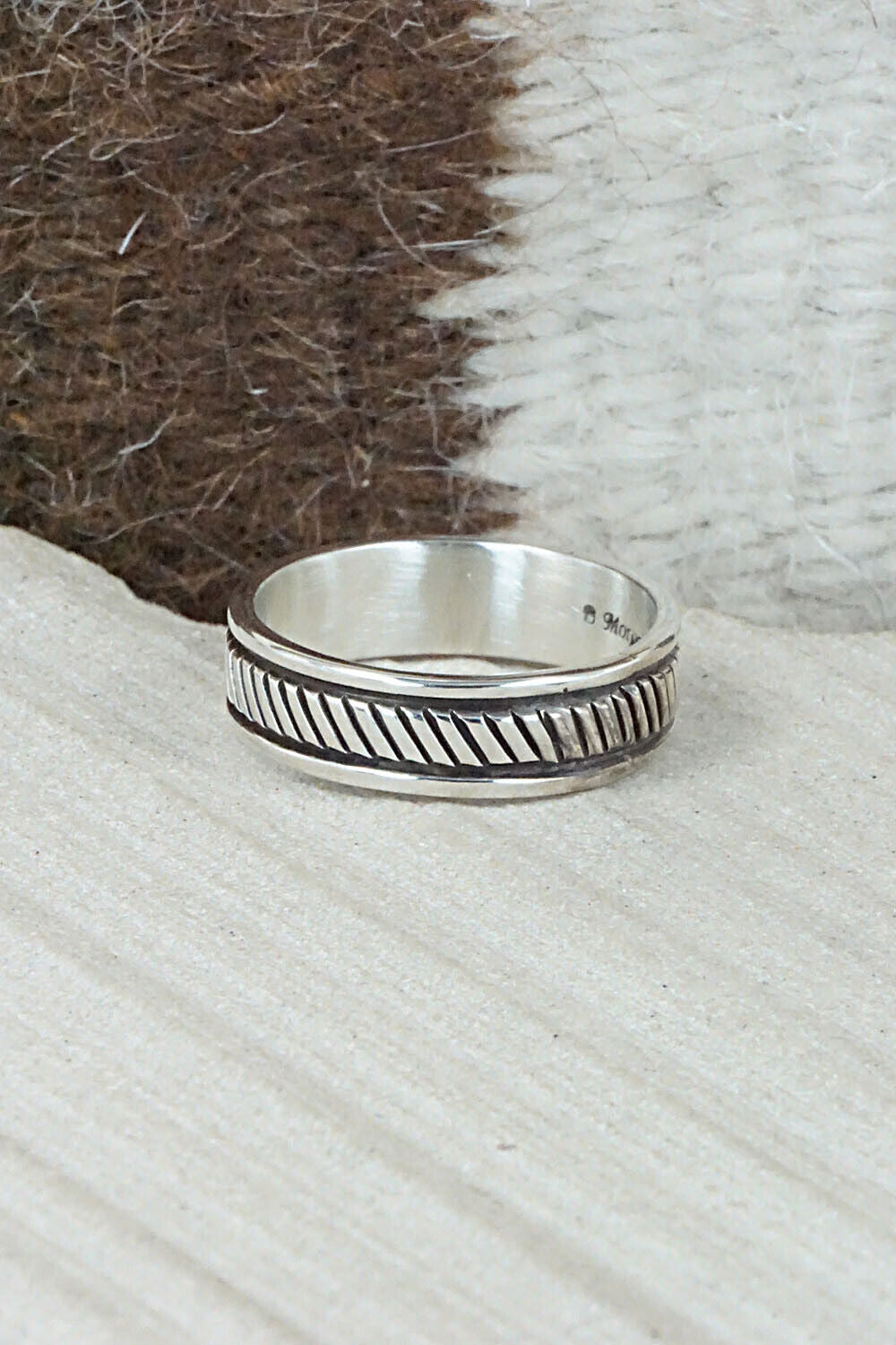 Sterling Silver Ring - Bruce Morgan - Size 11.25