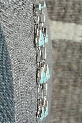 Turquoise & Sterling Silver Earrings - Velda Nastacio
